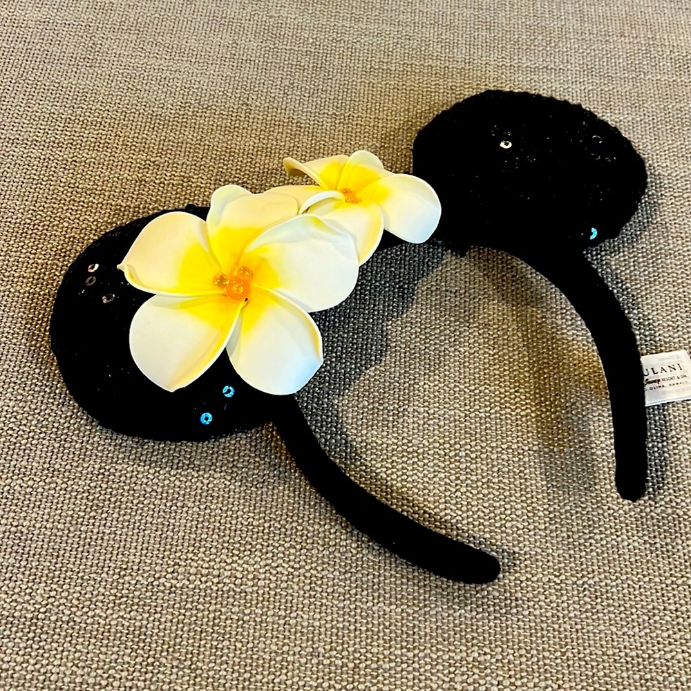 Disney Aulani Plumeria & Sequin Ears